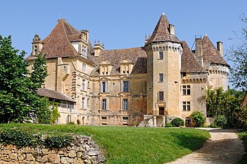 Chateau de Lanquais, Lanquis exterior