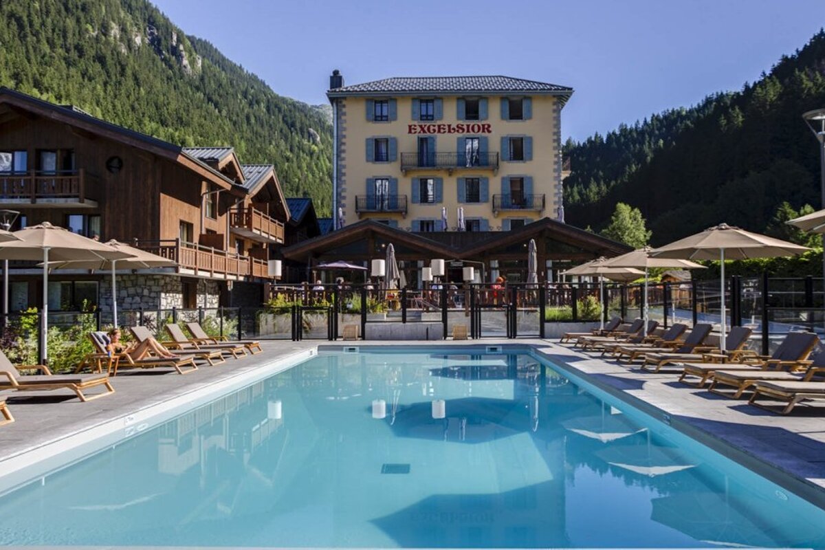 Excelsior Hotel & Spa (Best Western), Les Tines outdoor swimming pool