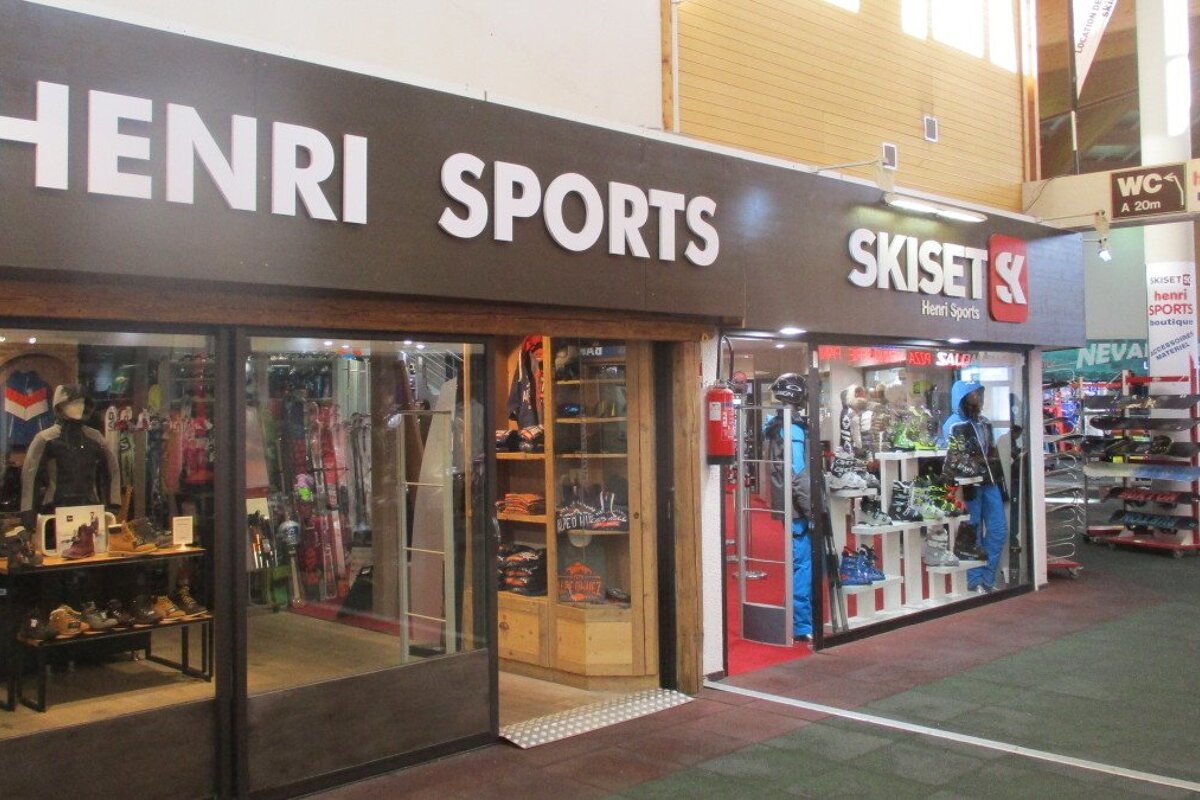 a ski and mountain clothing shop