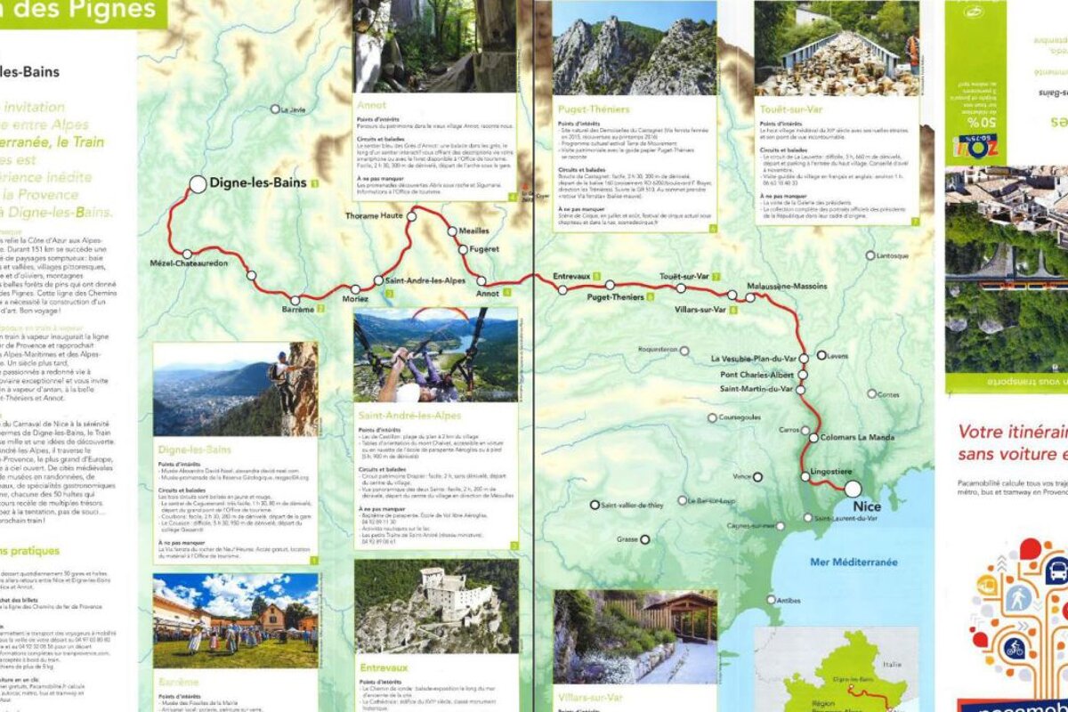 Train des Pignes Railway, Provence