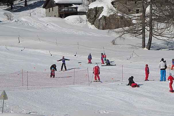 beginner ski area 