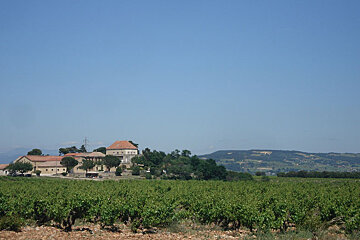 Cycling in the Cotes du Rhone from Sainte-Cecile-des-Vignes