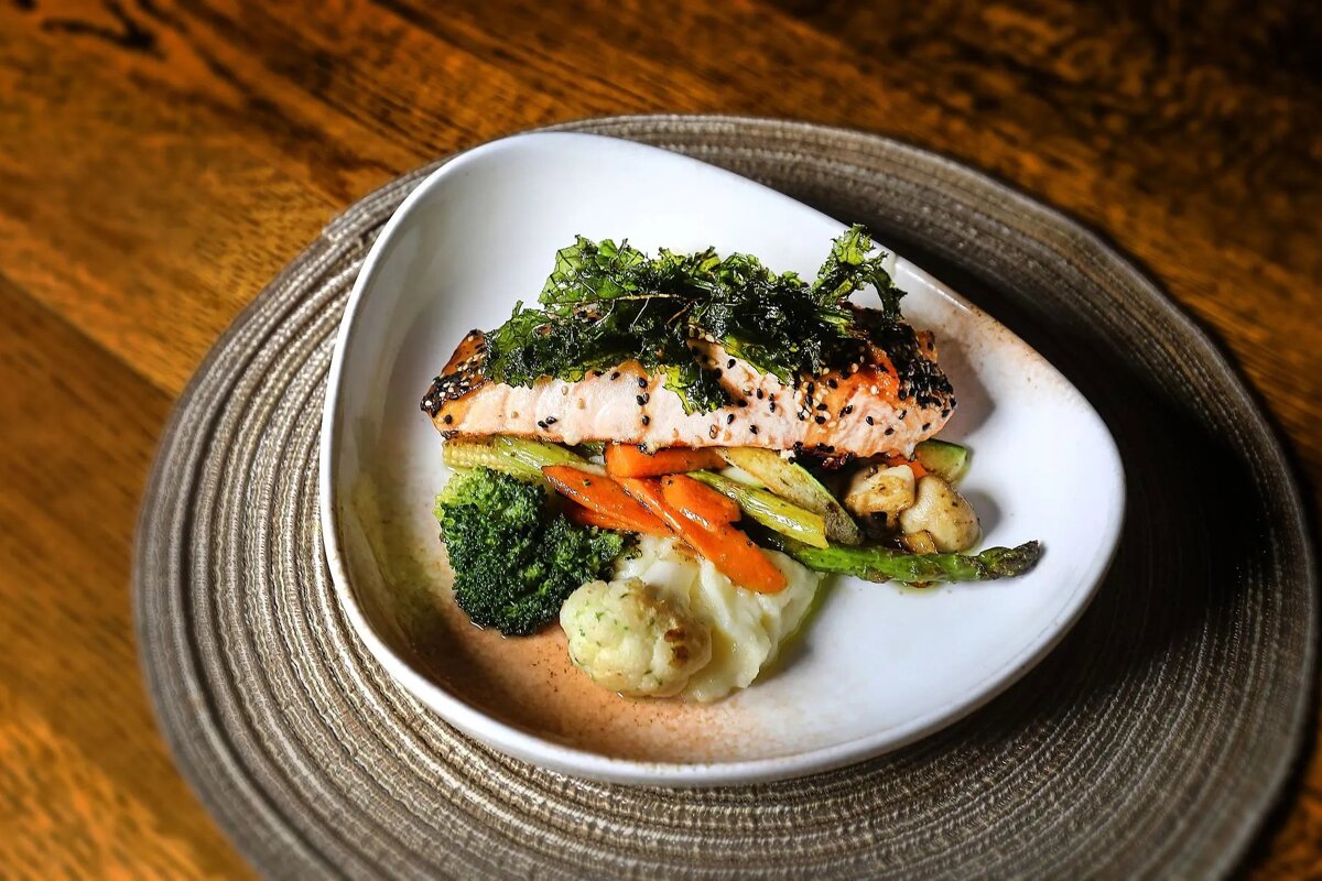 Fish dish at La Paloma