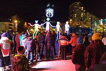 world record torchlit descent