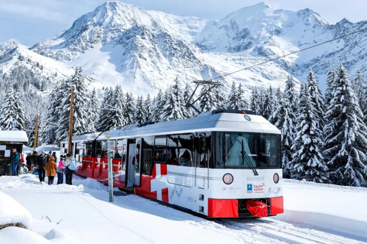 Marguerite in winter - Tramway du Mont Blanc