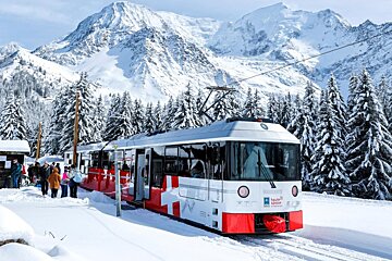 Marguerite in winter - Tramway du Mont Blanc
