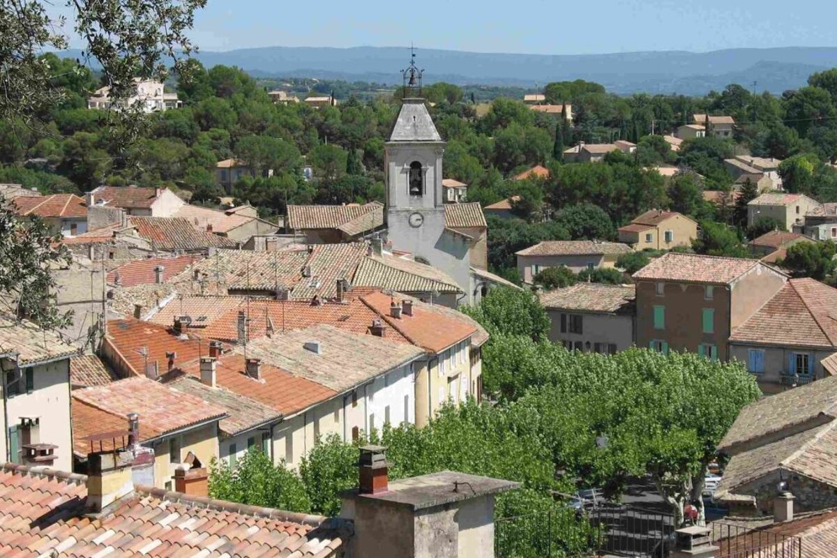 The Provencal village of Beaumes de Venise