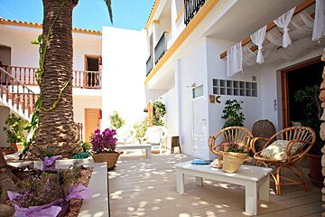 Hostal La Savina Hotel, Formentera terrace