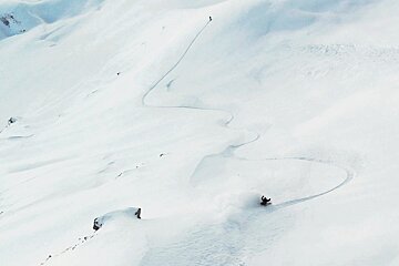 Deep snow in Val d'isere December 23