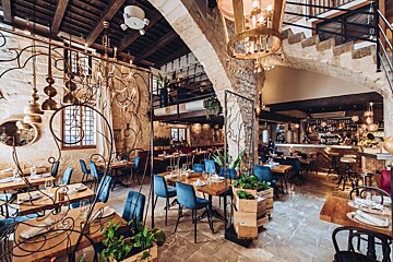 Interior at La paloma restaurant
