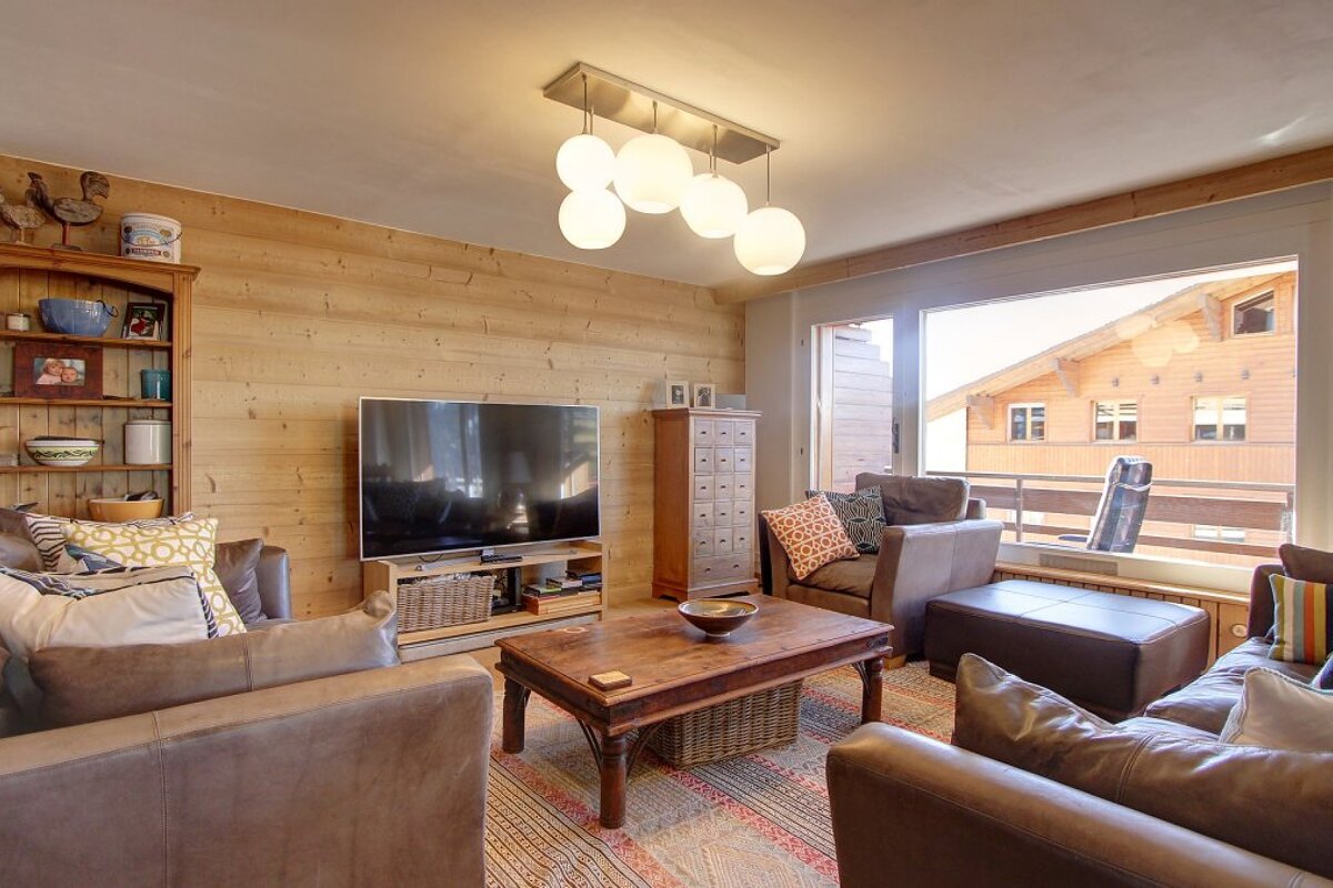 Mondzeu Apartment, Verbier - Centre living-room