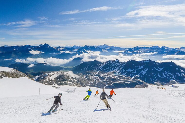 Summer skiing in Tignes