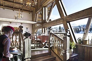 Chalet de Pierres Restaurant, Courchevel interior