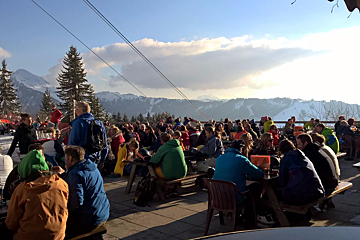 La Grenouille du Marais Restaurant, Morzine restaurant terrasse