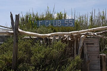 Le Club 55 Beach Club, Saint Tropez terrace