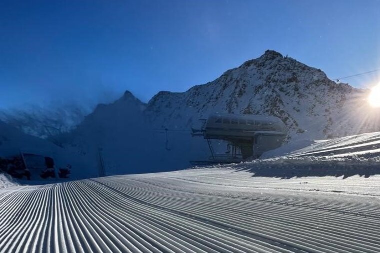 First pisted snow in Verbier for Winter 2023