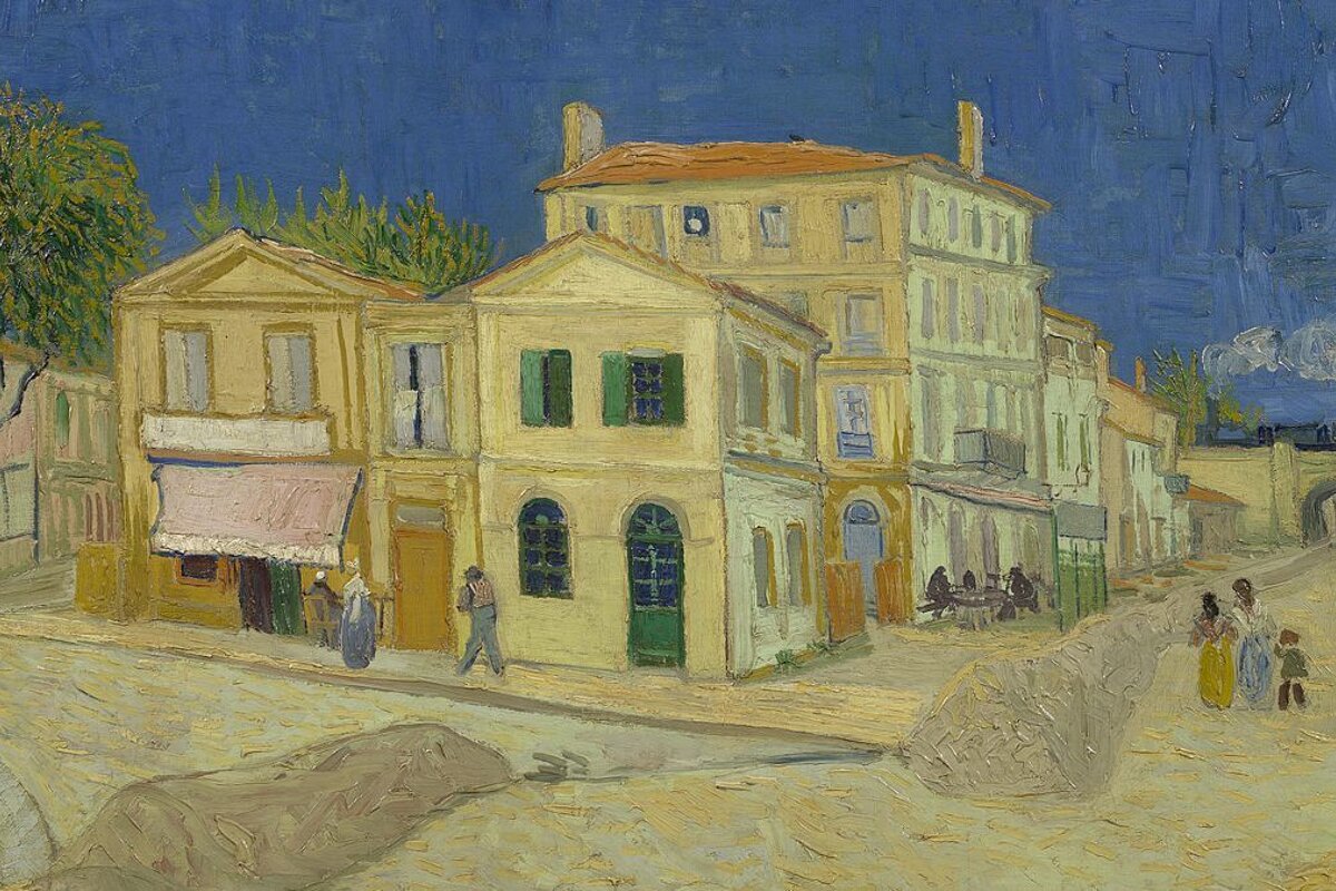 a painting by an artist in provence