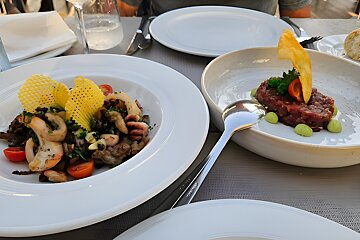Dishes at Stay restaurant in Pollensa
