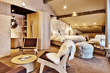 Altapura Hotel, Val Thorens double bedroom