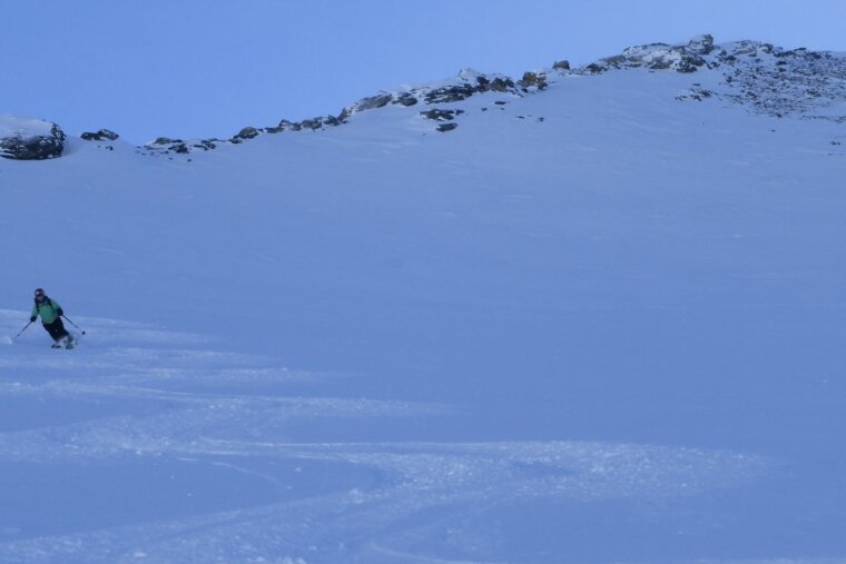 Challenging skiing in Val d'Isere