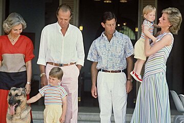 Lady Di & Prince Charles' holidays in Mallorca