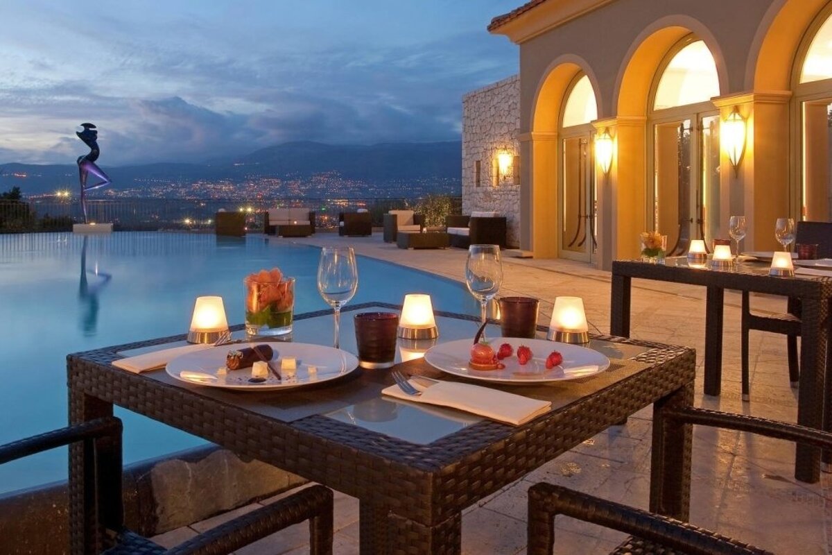 Le Mas Candille Hotel, Mougins outdoor swimming pool