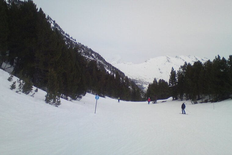 a piste in les arcs