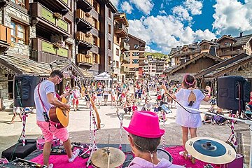 Summer entertainment in Les Arcs