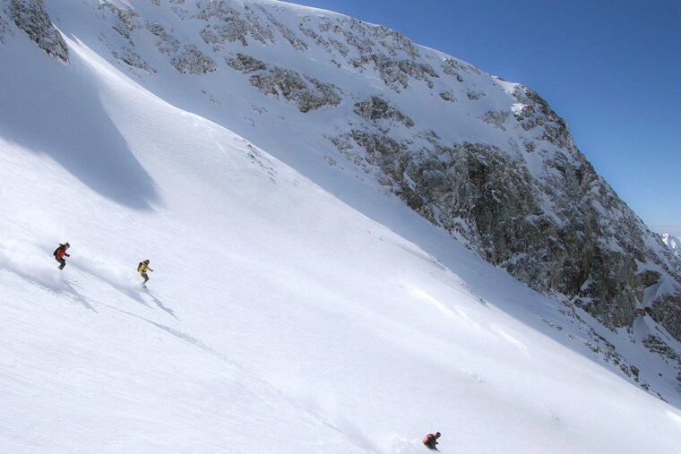 2 Alpes off-piste skiing