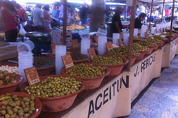 a market in north mallorca