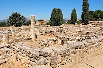 roman ruins near pollenca north mallorca