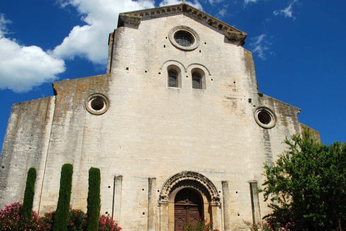 exterior of the church St Paul Trois Chateaux, Provence