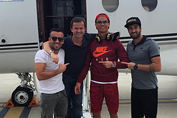 Sunny break for Cristiano Ronaldo in Ibiza