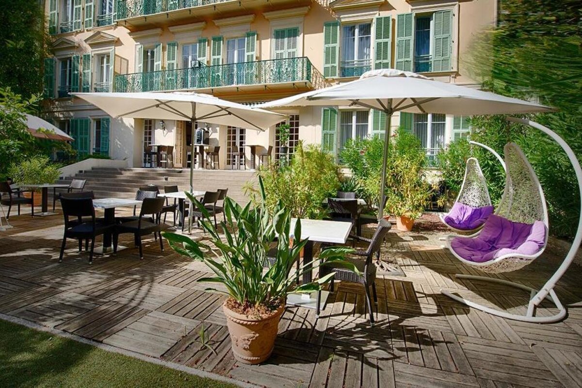 Villa Victoria Hotel, Nice Centre terrace
