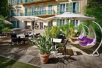 Villa Victoria Hotel, Nice Centre terrace