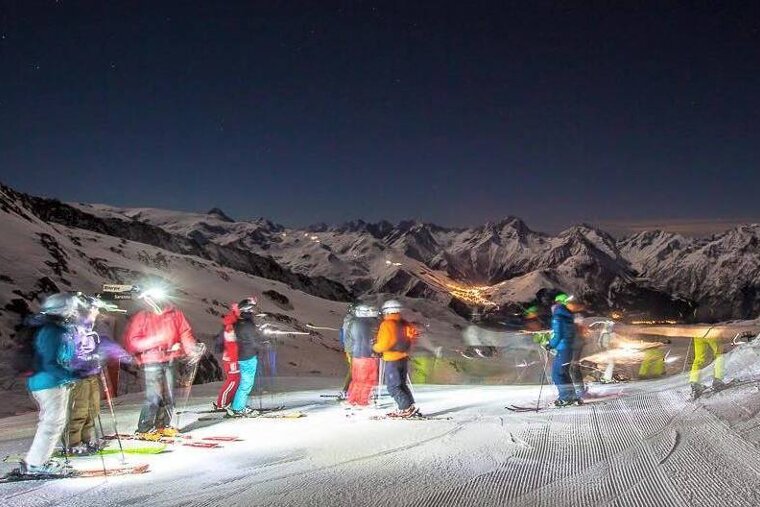 Sarenne Sunset run in Alpe d'Huez