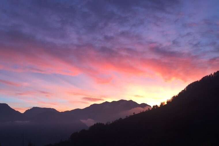 Sarenne Sunset run in Alpe d'Huez
