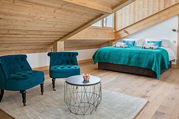 The Alpine Penthouse Apartment, Morzine double bedroom