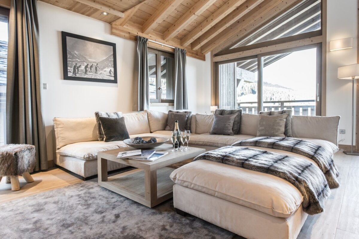 Aspen Lodge A32 Apartment, Courchevel Moriond 1650 living-room
