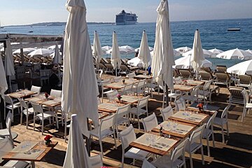 Belle Plage Beach Club, Cannes restaurant