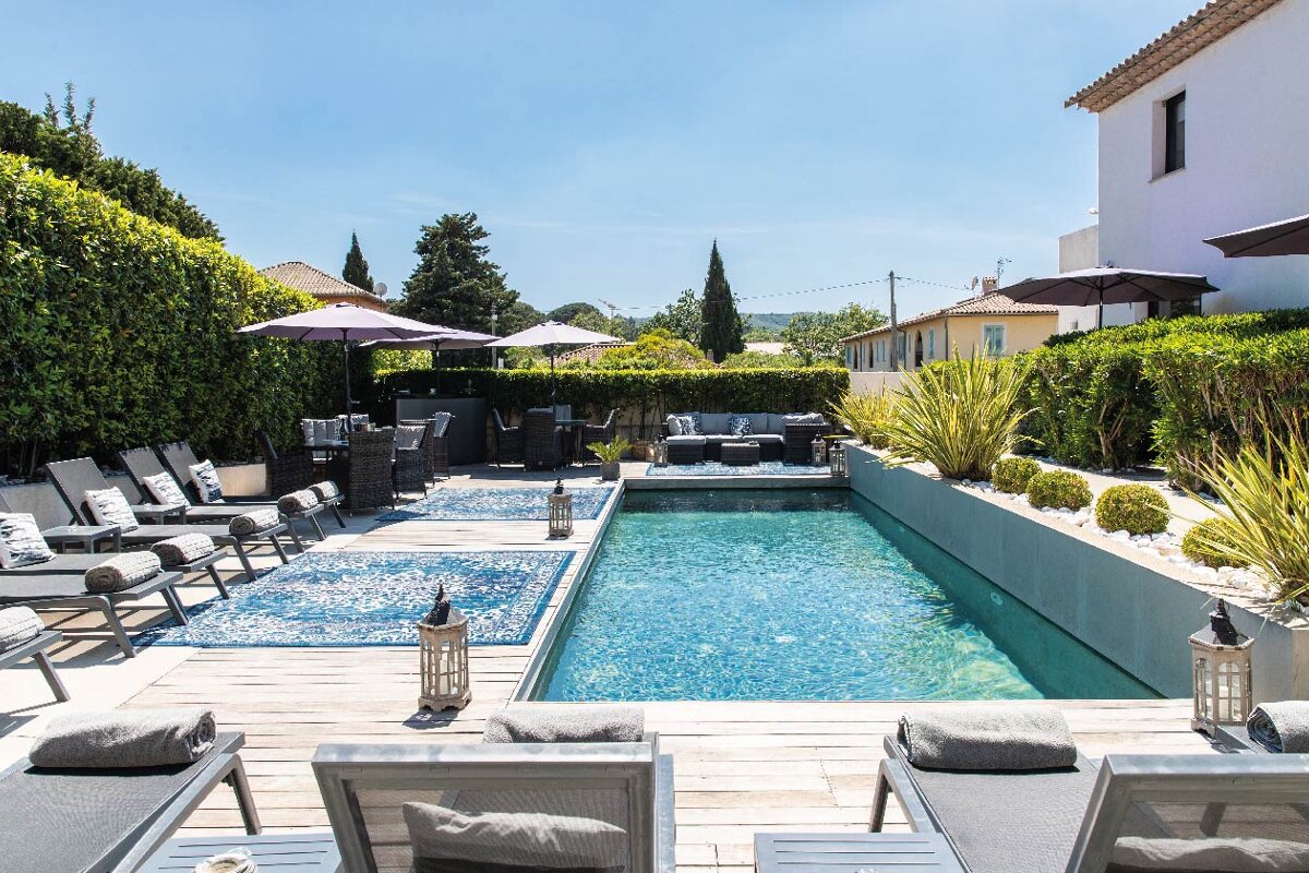 Le Mandala Hotel, Saint Tropez pool