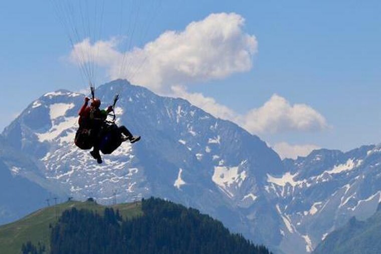 Summer Paragliding, Alpe d'Huez