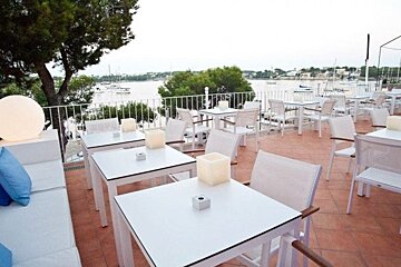 HPC Restaurant, Porto Colom terrace