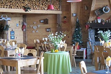 Le Belvedere Restaurant, Les Gets interior