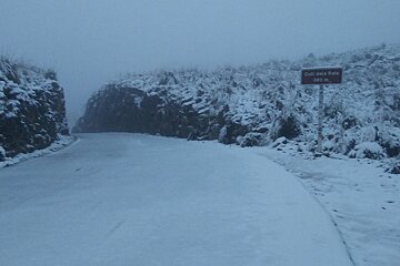 Mallorca wakes up to a blanket of snow