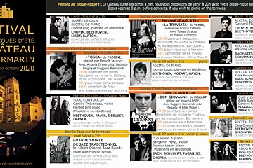 Summer Music Festival at Chateau de Lourmarin 2020