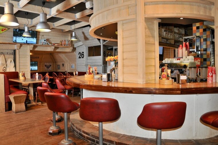interior of Roxy Coffee shop