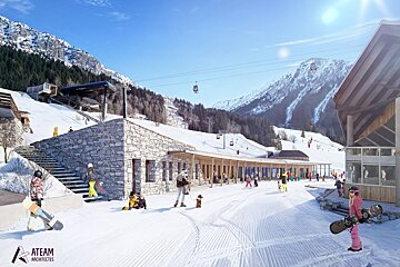 The Rif Nel Altitude 3300 project in Alpe d'Huez