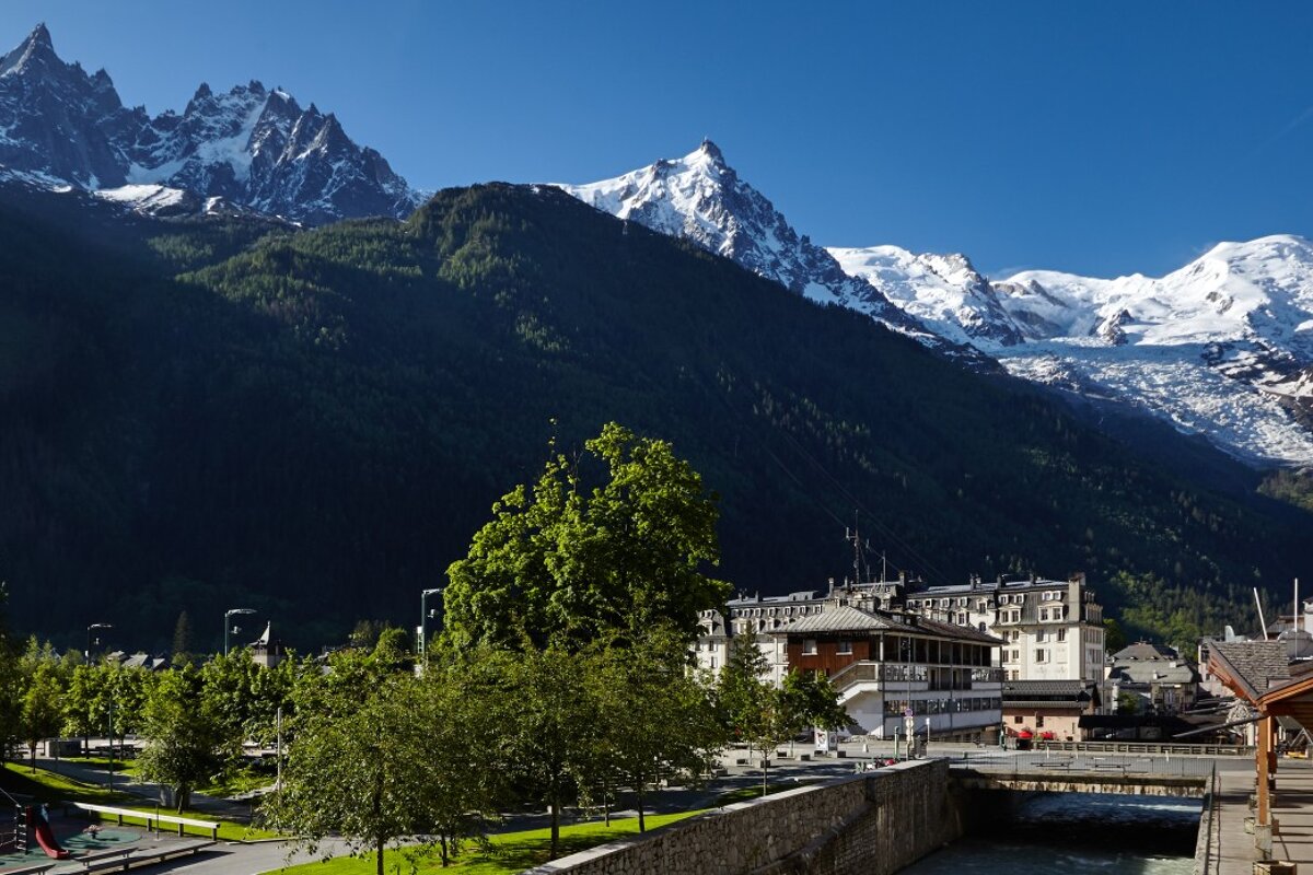 De l'Arve Hotel, Chamonix view