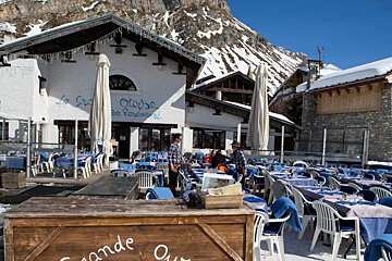 La Grande Ourse Restaurant, Val d'Isere exterior